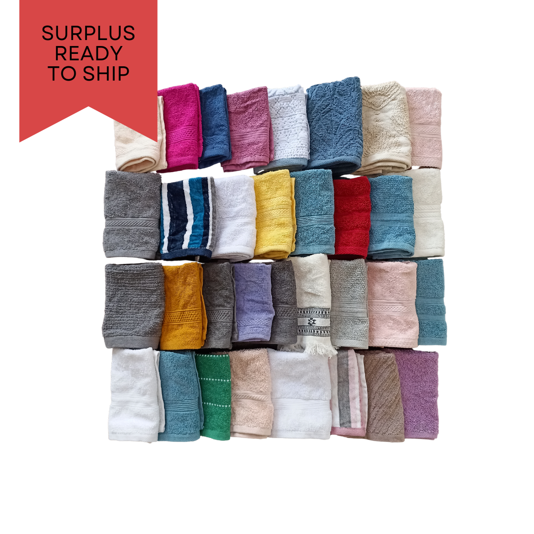 Surplus Face Towels 100% Cotton USA Market