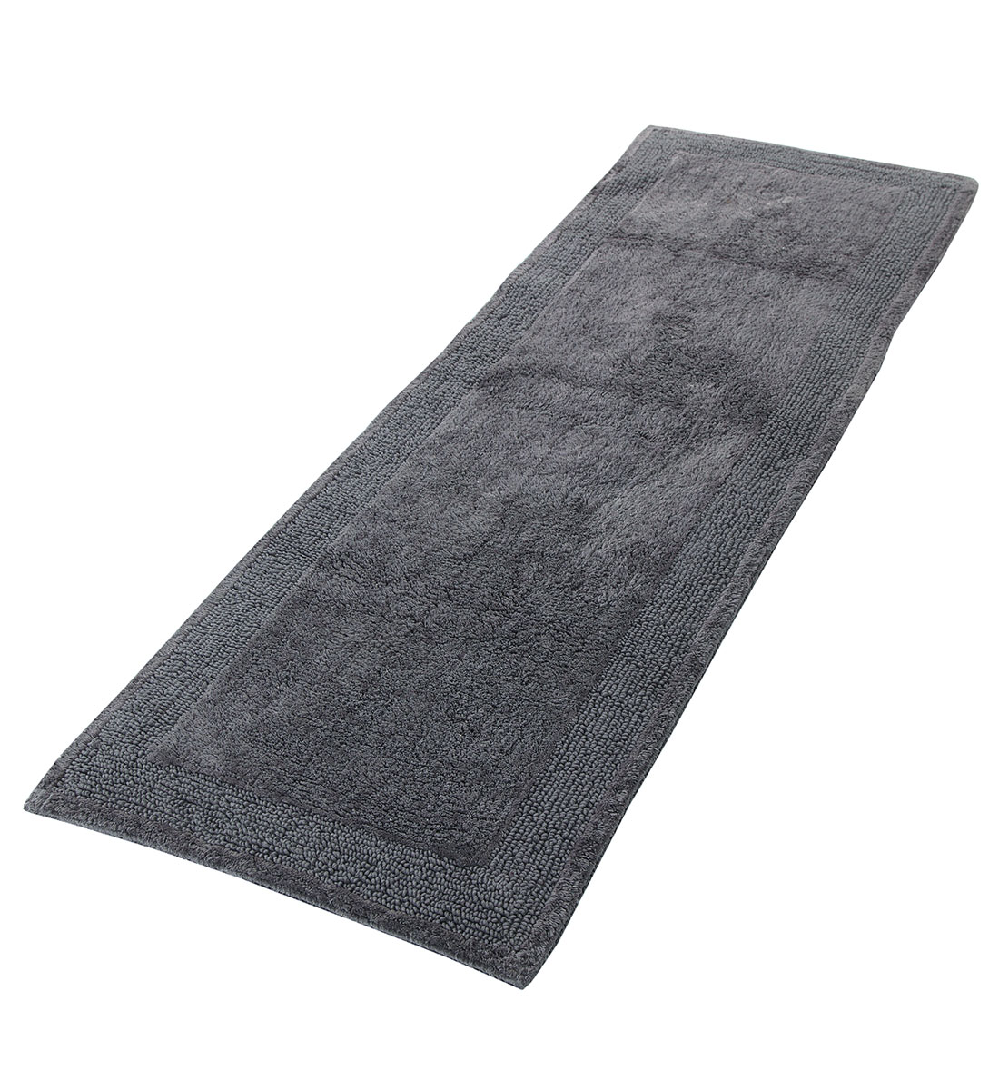 Race Track Tufted Bath Mats Runner 22*60 inch-black