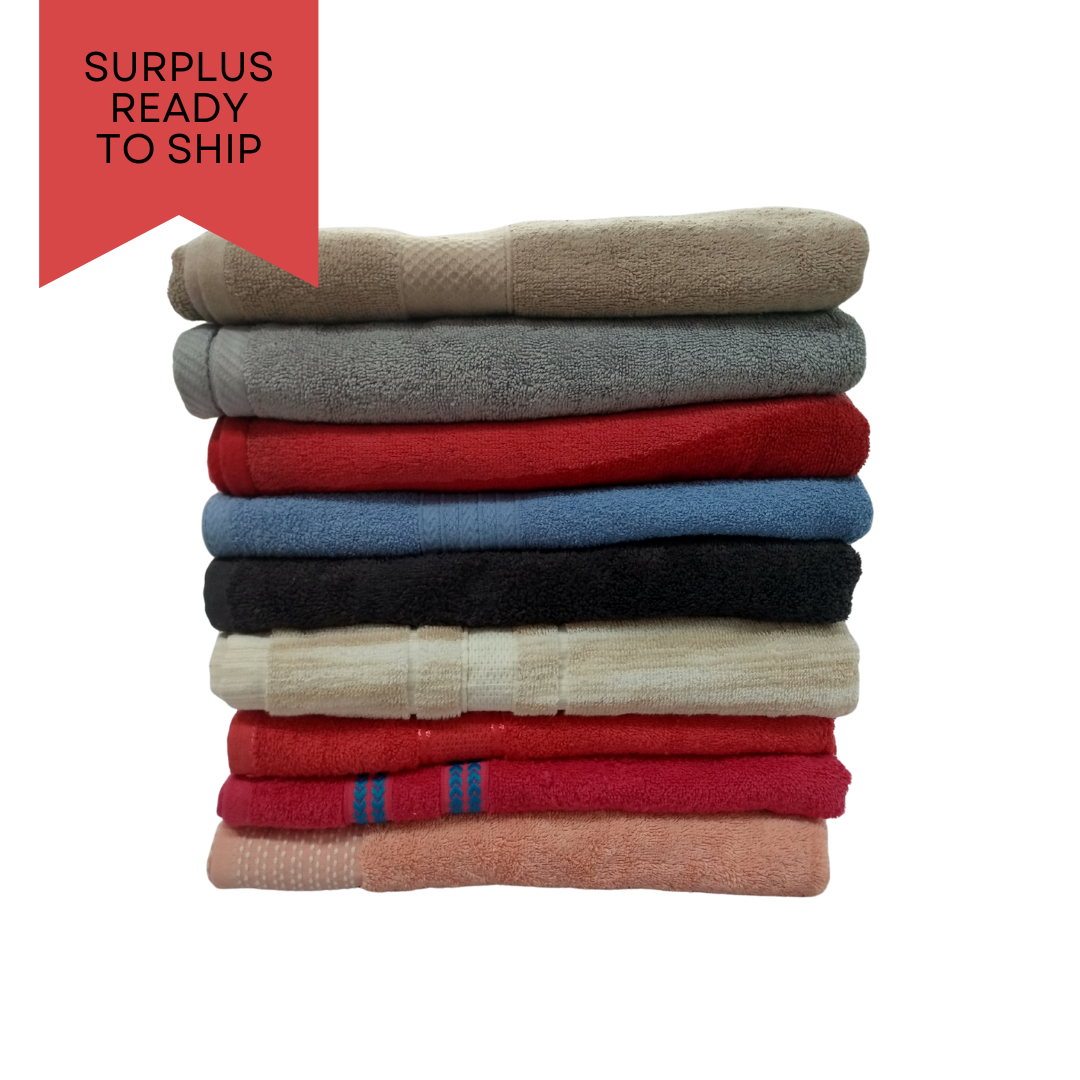 Surplus Bath Towels 100% Cotton USA Market