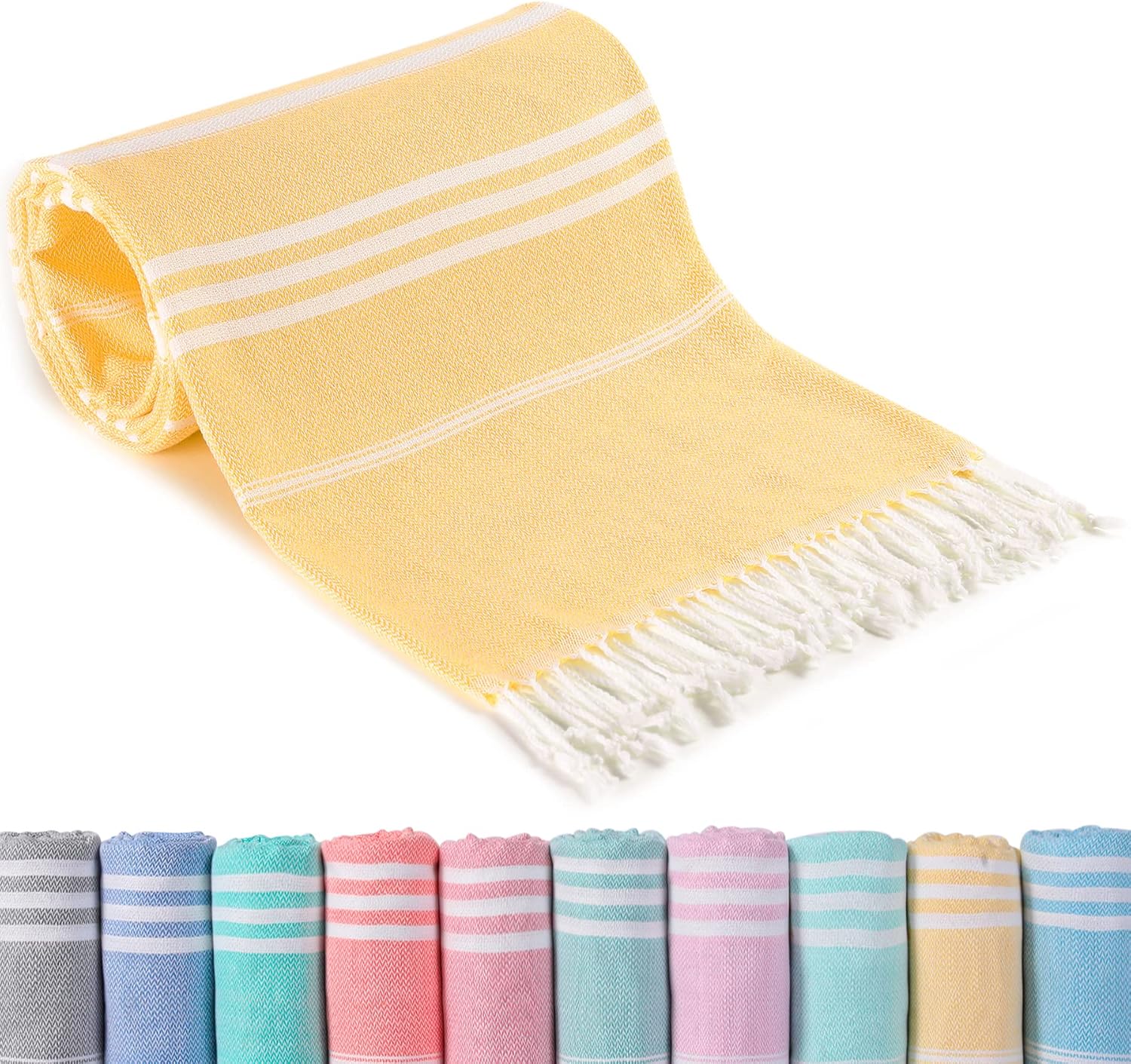 Sustainable Fouta Towel for Pool Swim